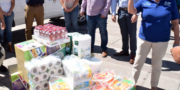 Colectan más de dos toneladas para apoyar a damnificados