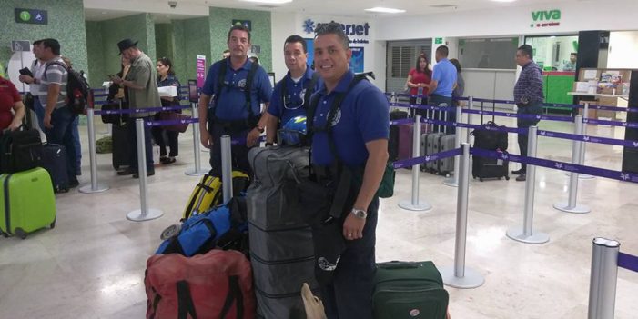 Nogales participa en búsqueda y rescate en México y Morelos