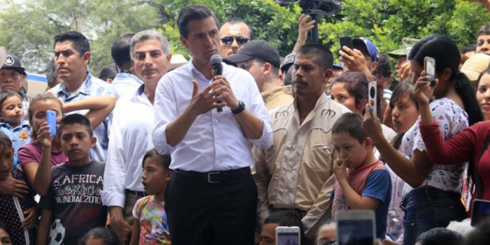Peña Nieto anuncia entrega de recursos para reconstrucción de viviendas