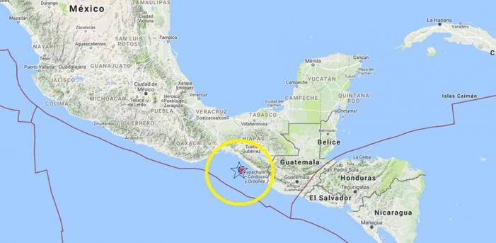 Terremoto de 8.2 grados Richter sacude Sur de México y Centroamérica