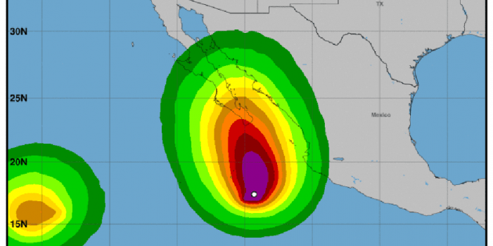 “Norma” amenaza a Baja California y Sonora