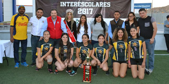Entrega Jorge Freig premios a ganadores de “Juegos Interescolares 2017”