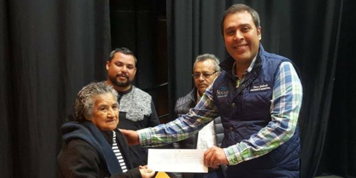 Llevan apoyo a personas de “65 y más”