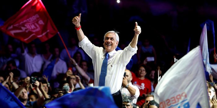 Sebastián Piñera triunfó vuelve a ser Presidente de Chile