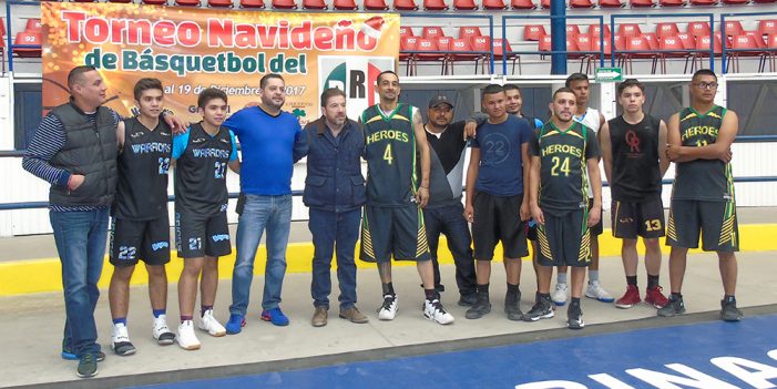 Arranca Torneo Navideño de Basquetbol del PRI