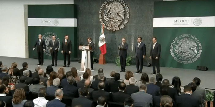 Peña Nieto anuncia cambios en Gobernación, Trabajo y Sedesol