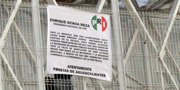 Rechaza PRI autoría en protesta contra Meade
