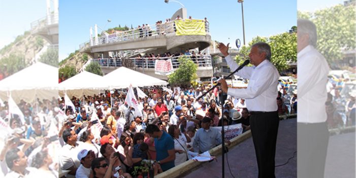 López Obrador de gira por Sonora