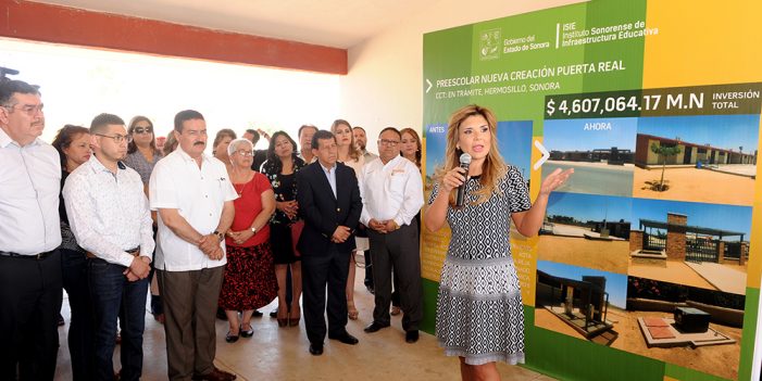 Entrega Gobernadora nuevo plantel escolar en Hermosillo