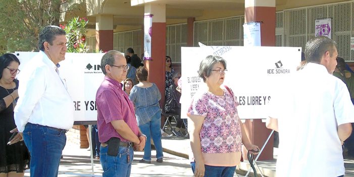 Emiten candidatos sufragio efectivo en la Kennedy