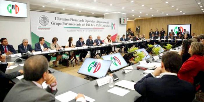 El PRI define agenda legislativa con Senadores electos