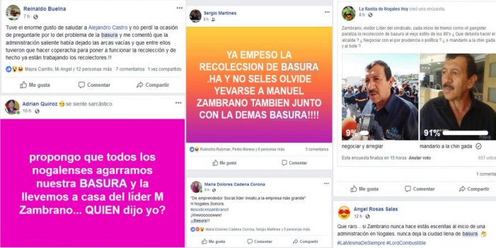 Zambrano y Basura, son lo mismo en las redes sociales