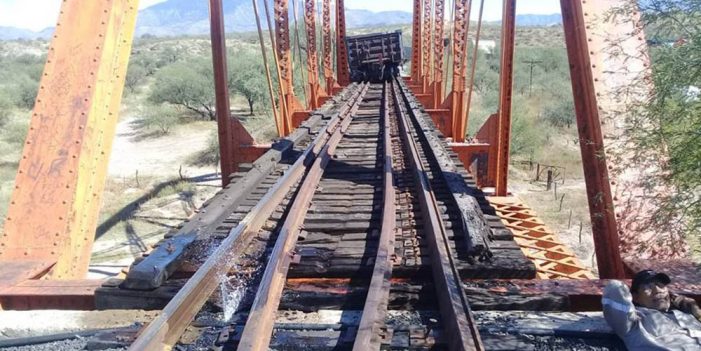 Sólo el susto; Descarrila tren en Nogales