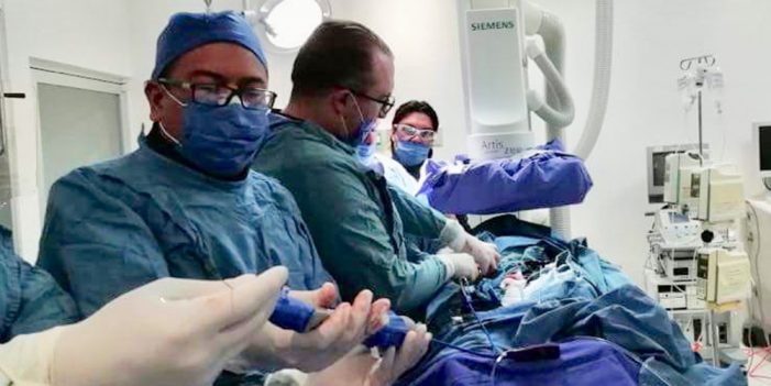 Colocan con éxito válvula aórtica percutánea