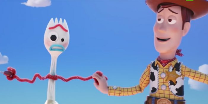 Un tenedor desechable; la nueva historia de “Toy Story 4”