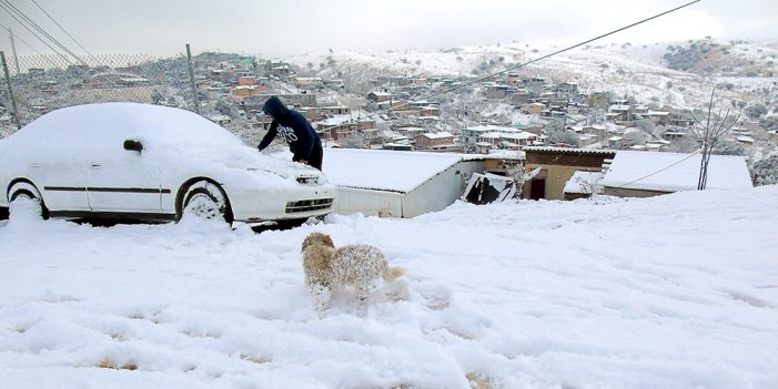 Reporta Tránsito Municipal baja incidencia pese a nevada