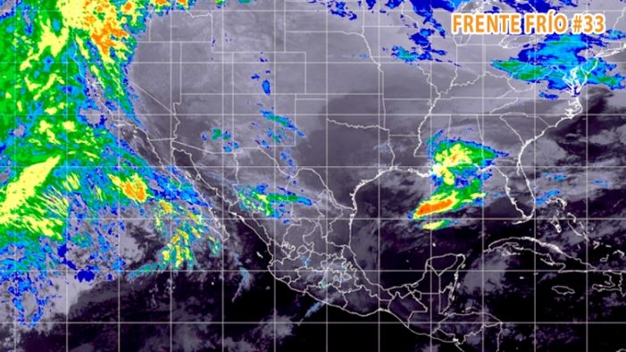 Frente frío #33 afectará a Baja California, Sonora y Chihuahua