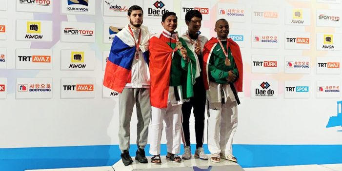Histórico oro para México en Campeonato Mundial de Parataekwondo