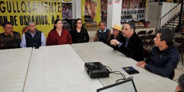 Unión de usuarios a favor de modernizar transporte Público