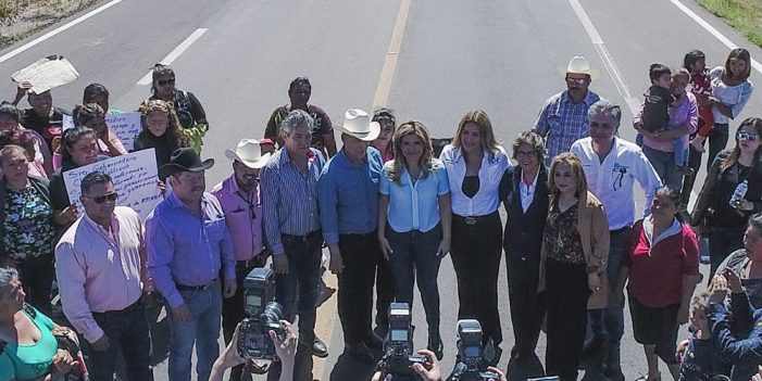 Entrega Pavlovich rehabilitación de carretera y vialidades en Huatabampo y Navojoa