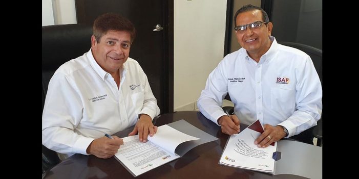 Celebran firma de convenio de colaboración CECyTE Sonora e ISAF