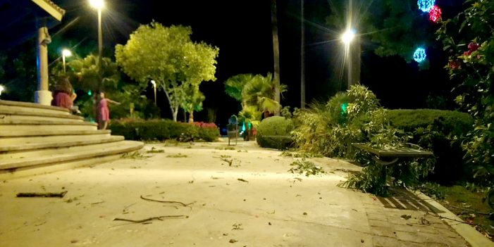 Sorprende a Santanenses lluvia atípica “tipo tromba”
