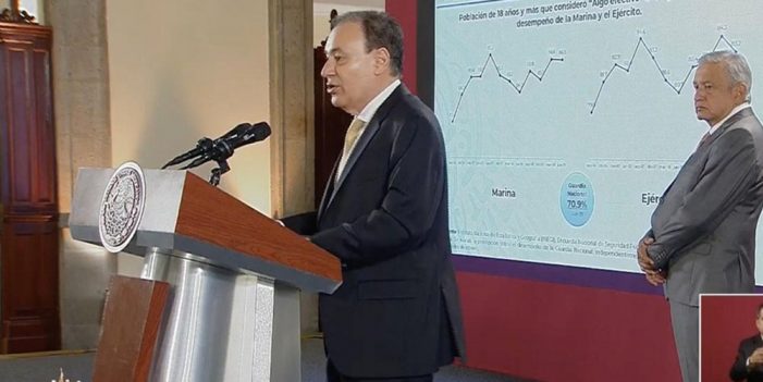 Disminuyen delitos dolosos en el país Durazo