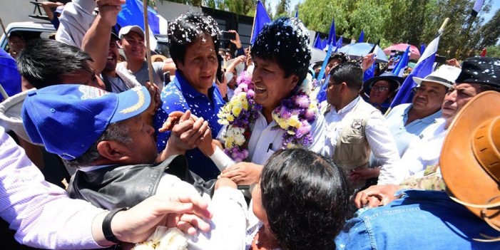 Declaran triunfo de Evo Morales tras conteo total de votos