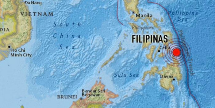 Terremoto de 6.6 grados azota Sur de Filipinas