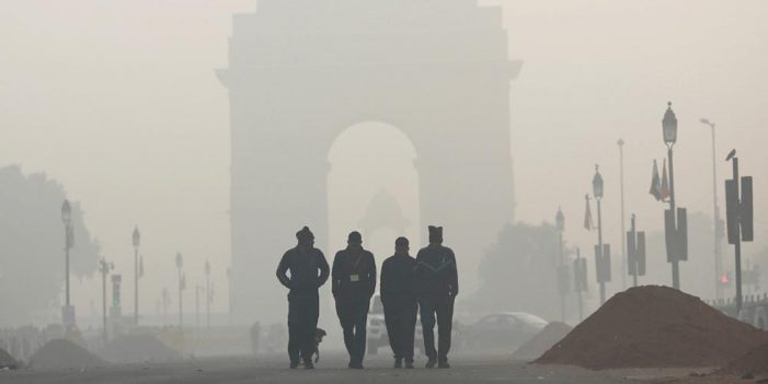Nueva Delhi se encuentra sumida en una nube tóxica