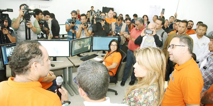 Centro de vigilancia del transporte dará seguridad al usuario: Gobernadora