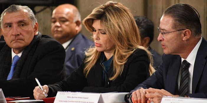 Gobernadora se integra a comisión del Consejo nacional de seguridad