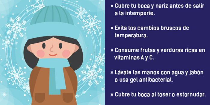 Reitera Salud Sonora el llamado a cuidarse del frío