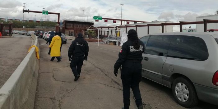 Por convenio presidencial Seguridad Pública vigila garitas de cruce internacional