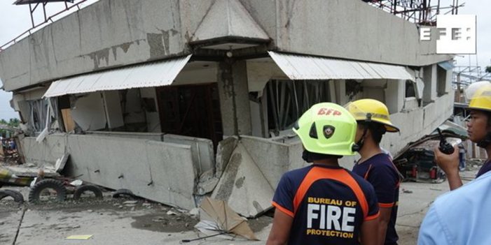 Fuerte sismo y varias réplicas sacuden Filipinas