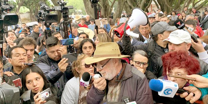 Expresa AMLO respeto a Marcha por la Paz