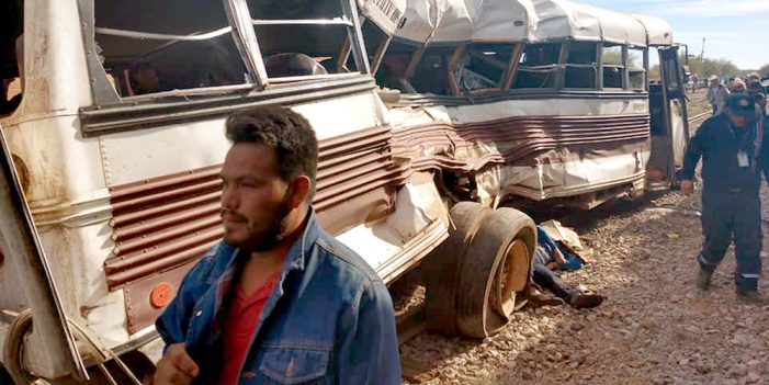 Sube a 32 número de heridos por “trenazo” en Vicam