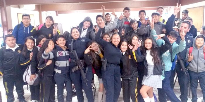 Seguridad Pública refuerza prevención en estudiantes