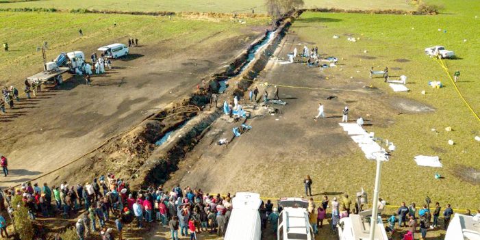 137 muertos en Tlahuelilpan; vinculados al Gobierno de López Obrador