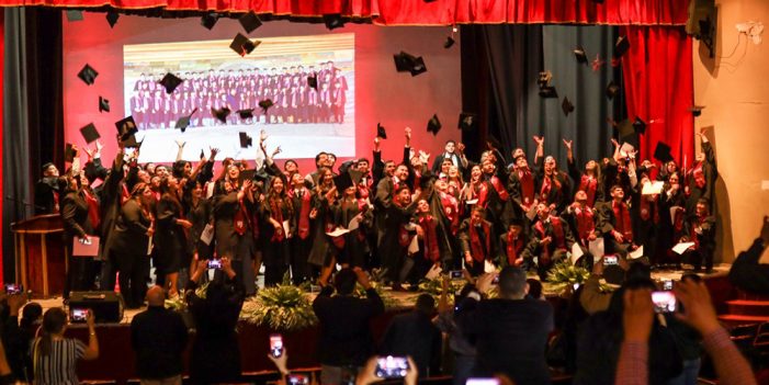 Gradúan 78 estudiantes de Preparatoria “Omar Osvaldo Covarrubias”