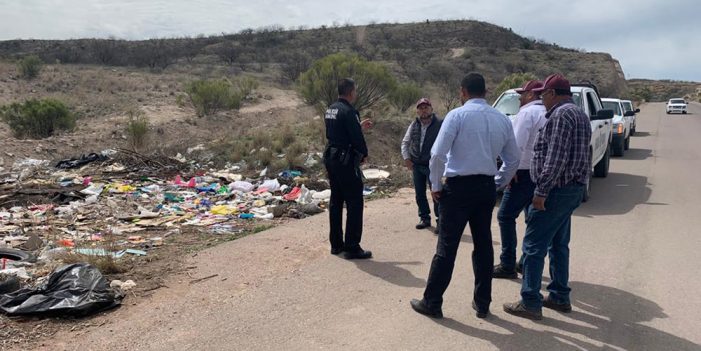 Realizan trabajo coordinado contra basureros clandestinos