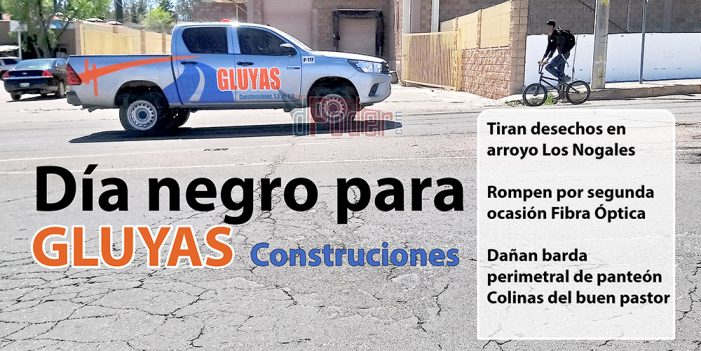 Día negro para Gluyas Construcciones