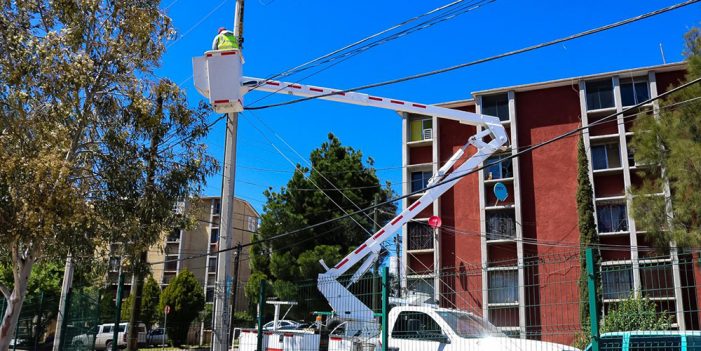 Mejoran alumbrado público en Fovissste II