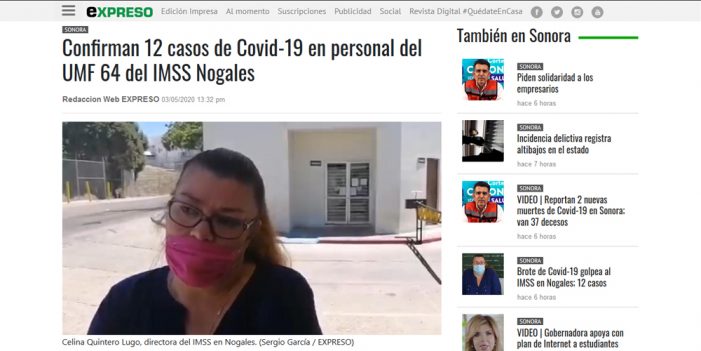 “Escondían” #Coronavirus en Clínica 64 de IMSS Nogales