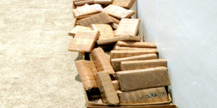 Aduanas decomisa 627 kilos de cocaína