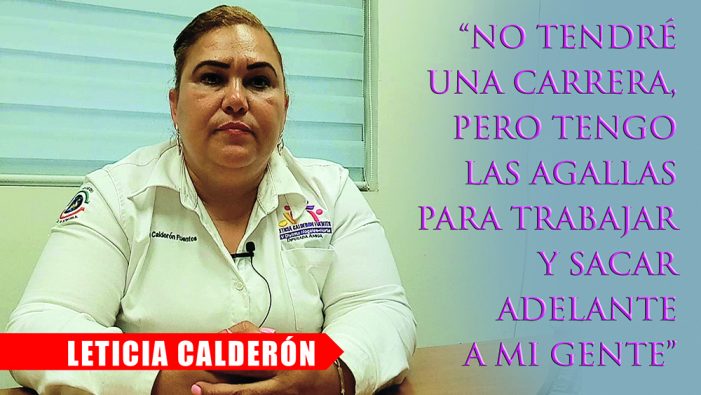 Al de casa también hay que gritarle: Leticia Calderón