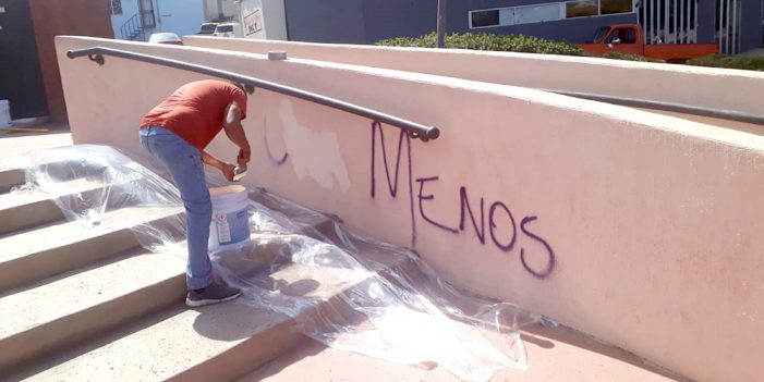 Rehabilitan priistas plaza Luis Donaldo Colosio