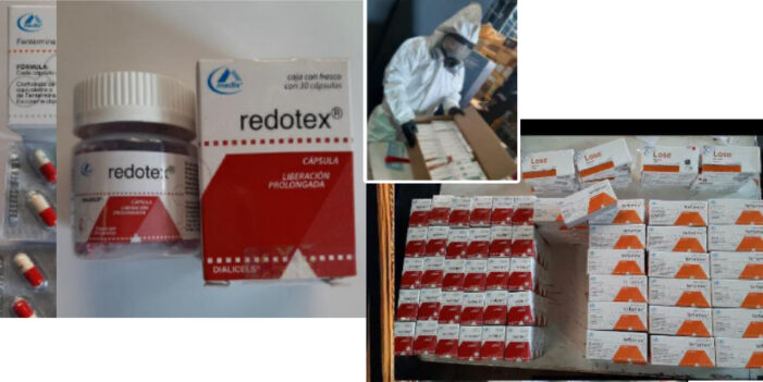 Decomisan cartuchos y medicamento controlado