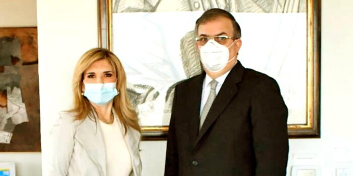 Se reúne Claudia Pavlovich con Marcelo Ebrard
