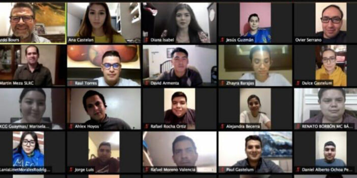 Ricardo Bours platica con jóvenes sonorenses vía Zoom